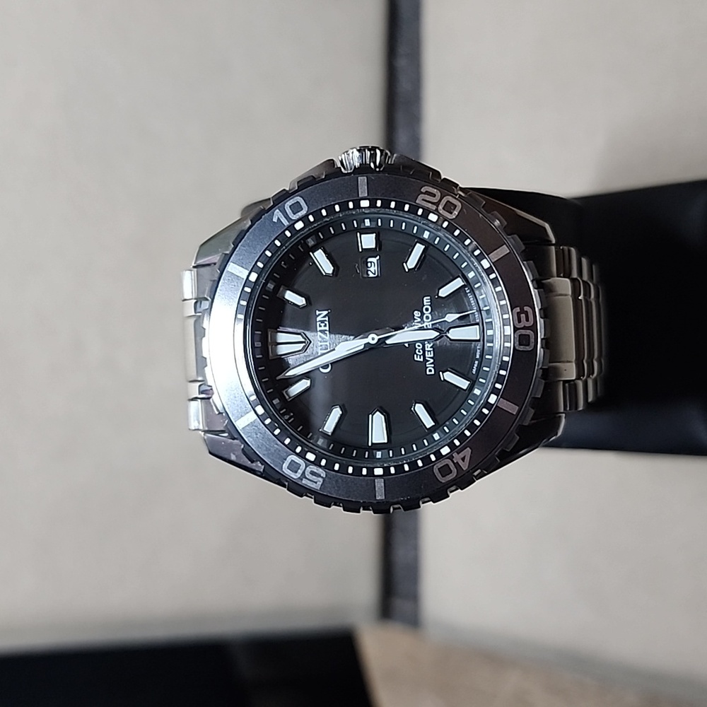 Citizen Men's Promaster Diver Eco-Drive E168-S1116023 Grey Dial & Bezal